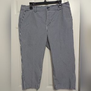 Chaps Plaid Capri Sz 14